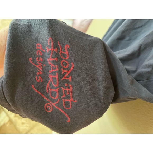 Ed Hardy Rhinestone Y2K Tee​ - Picture 5 of 6